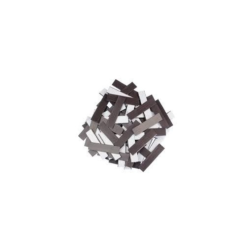  Folie magnetică cu adeziv, 4 cm x 2 cm grosime 0.4 mm, 1000 buc.