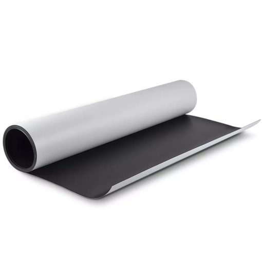 Folie magnetică cu PVC alb grosime 0.60 mm lățme 615 mm