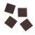  Folie magnetică cu adeziv 3x3 cm grosime 0.70 mm