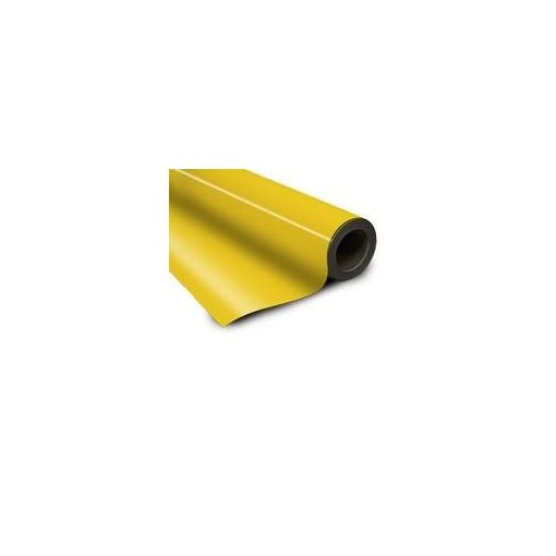 Folie magnetică cu PVC galben grosime 0.95 mm lățme 615 mm