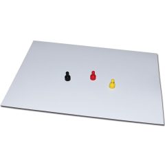 Foaie feromagnetică cu adeziv grosime 0.5 mm format A5 alb