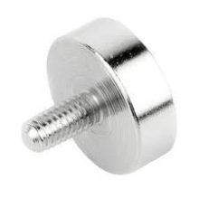 Magnet Neodim tip oală Ø10 mm filet exterior