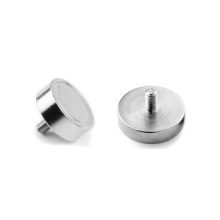 Magnet Neodim tip oală Ø12 mm filet exterior
