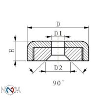 Magnet Neodim tip oală Ø13 mm cap înecat
