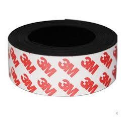   Bandă magnetică adezivă grosime 1.50 mm lățime 50 mm 1 metru liniar