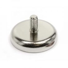 Magnet Neodim tip oală Ø20 mm filet exterior