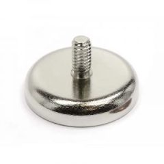 Magnet Neodim tip oală Ø42 mm filet exterior