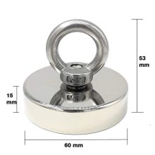 Magnet Neodim tip oală Ø60 mm