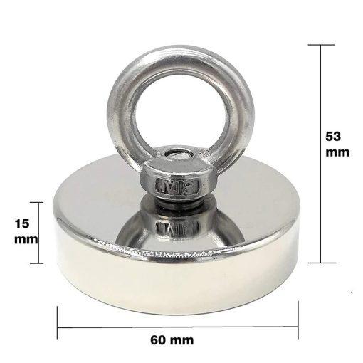 Magnet Neodim tip oală Ø60 mm