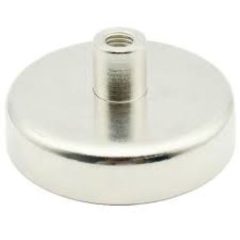 Magnet Neodim tip oală Ø75 mm filet interior