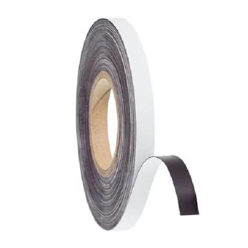 Bandă magnetică adezivă grosime 0.30 mm lățime 15 mm lungime 30 metri