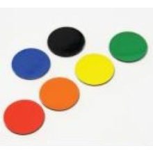 Cercuri magnetice colorate diametru 3 cm grosime 0.95 mm set 10 bucăți