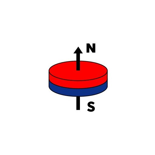 Magnet Neodim disc  8x6 mm N48