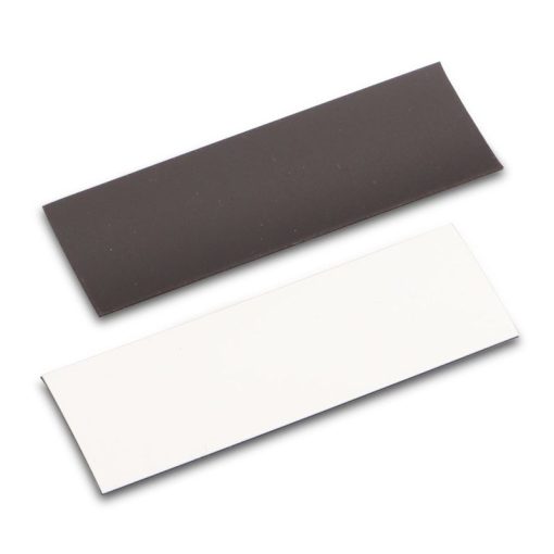 Etichetă magnetică 80x20 mm, 100 bucăți, grosime 0.50 mm, alb