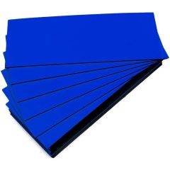 Etichetă magnetică 60x20 mm albastru, 100 bucăți