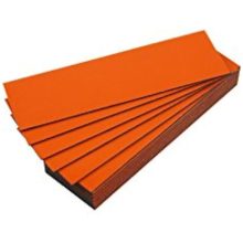 Etichetă magnetică 60x20 mm portocaliu, 100 bucăți