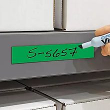 Etichetă magnetică 60x20 mm portocaliu, 100 bucăți