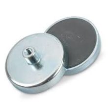 Magnet Ferita diametru 80 mm cu filet interior