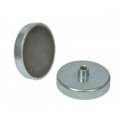 Magnet Ferita diametru 80 mm cu filet interior