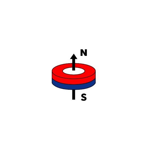 Magnet Neodim inel  14x5x3 mm N48