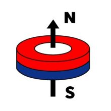 Magnet Neodim inel 4x2x8 mm N35 AU