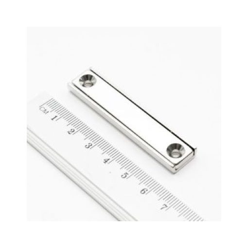 Magnet Neodim tip oală dreptunghiulară 50x13.5x5 mm