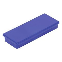 Magnet birou dreptunghiular 51.4x30x7.4 mm albastru