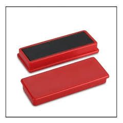 Magnet birou dreptunghiular 51.4x30x7.4 mm roșu