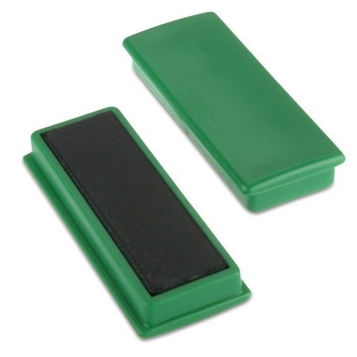 Magnet birou dreptunghiular 51.4x30x7.4 mm verde