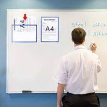 Ramă magnetică pentru documente A5