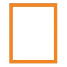 Ramă magnetică pentru documente A4 portocalie