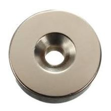 Magnet Neodim inel  20x5x10 mm N35 forță 9 kg