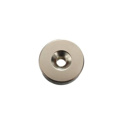 Magnet Neodim inel  20x5x10 mm N35 forță 9 kg