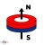 Magnet Neodim inel  23x10x5 mm N35 